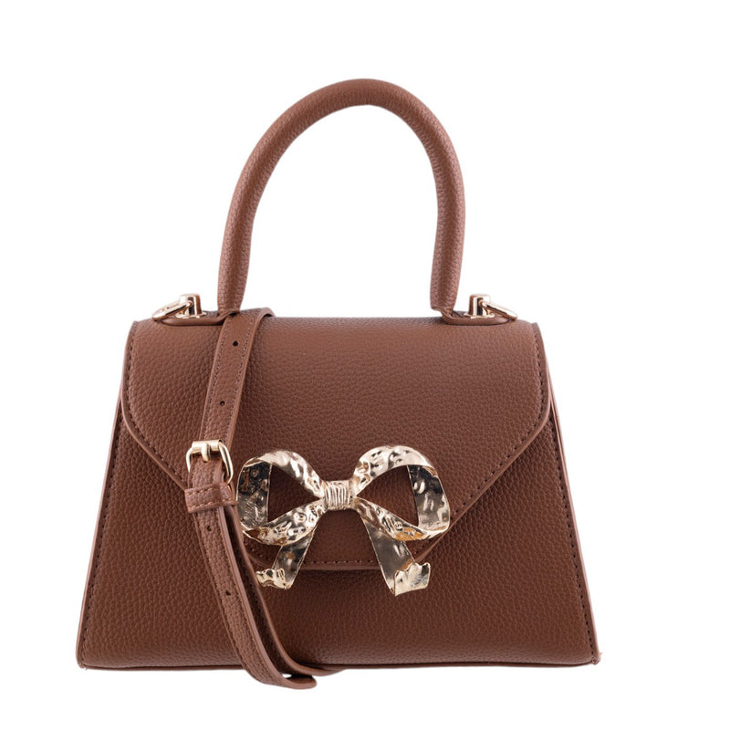 Borsa donna trapezio con fiocco