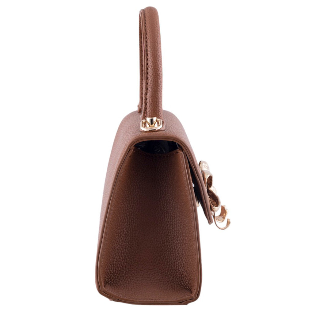 Borsa donna trapezio con fiocco