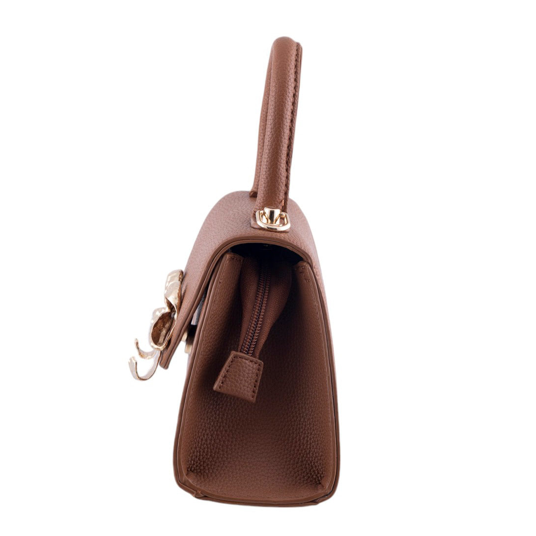 Borsa donna trapezio con fiocco