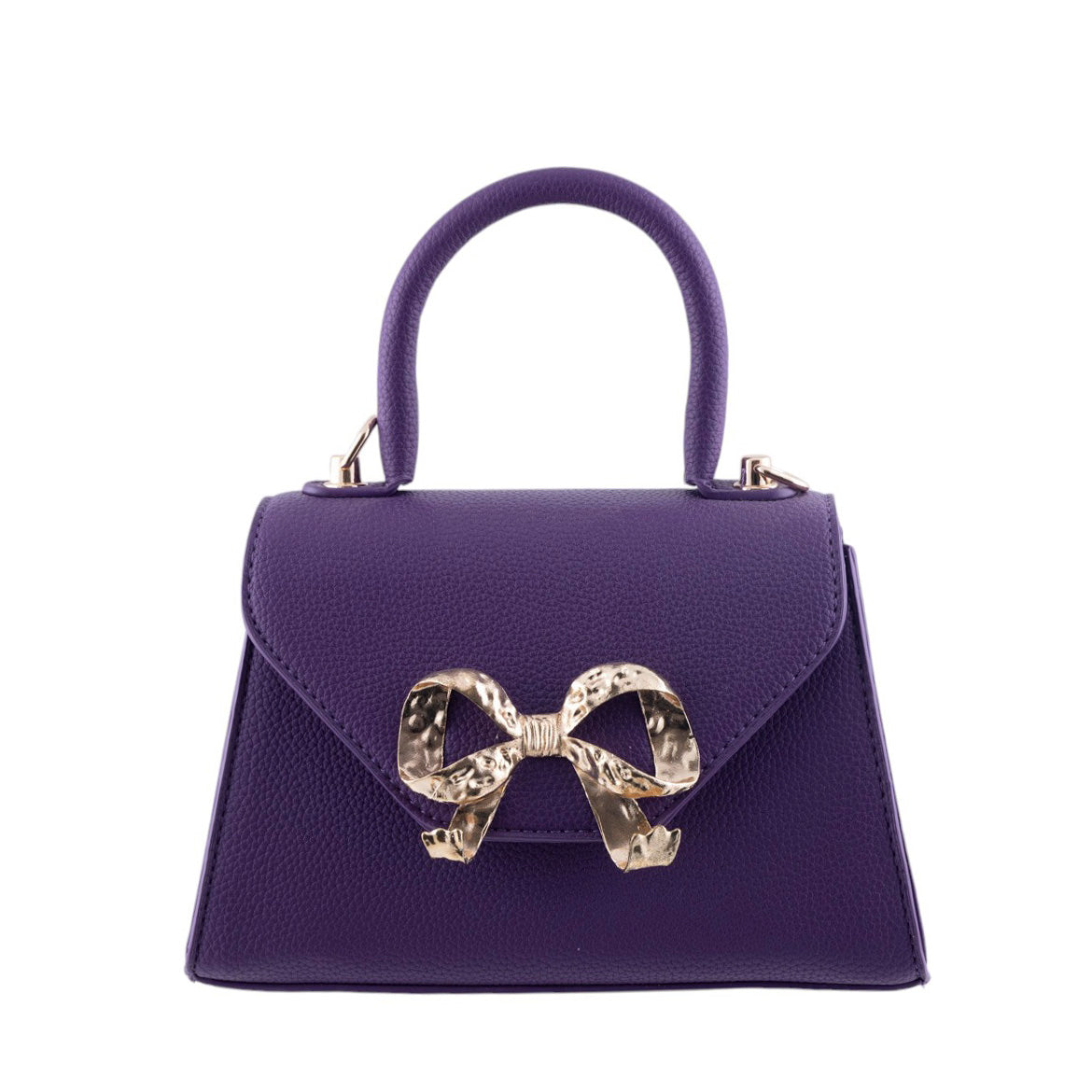 Borsa donna trapezio con fiocco