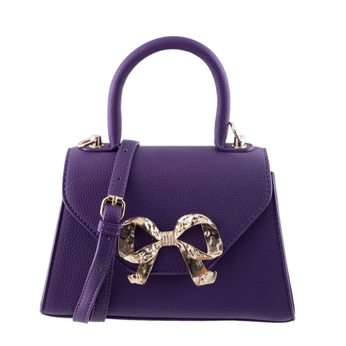 Borsa donna trapezio con fiocco