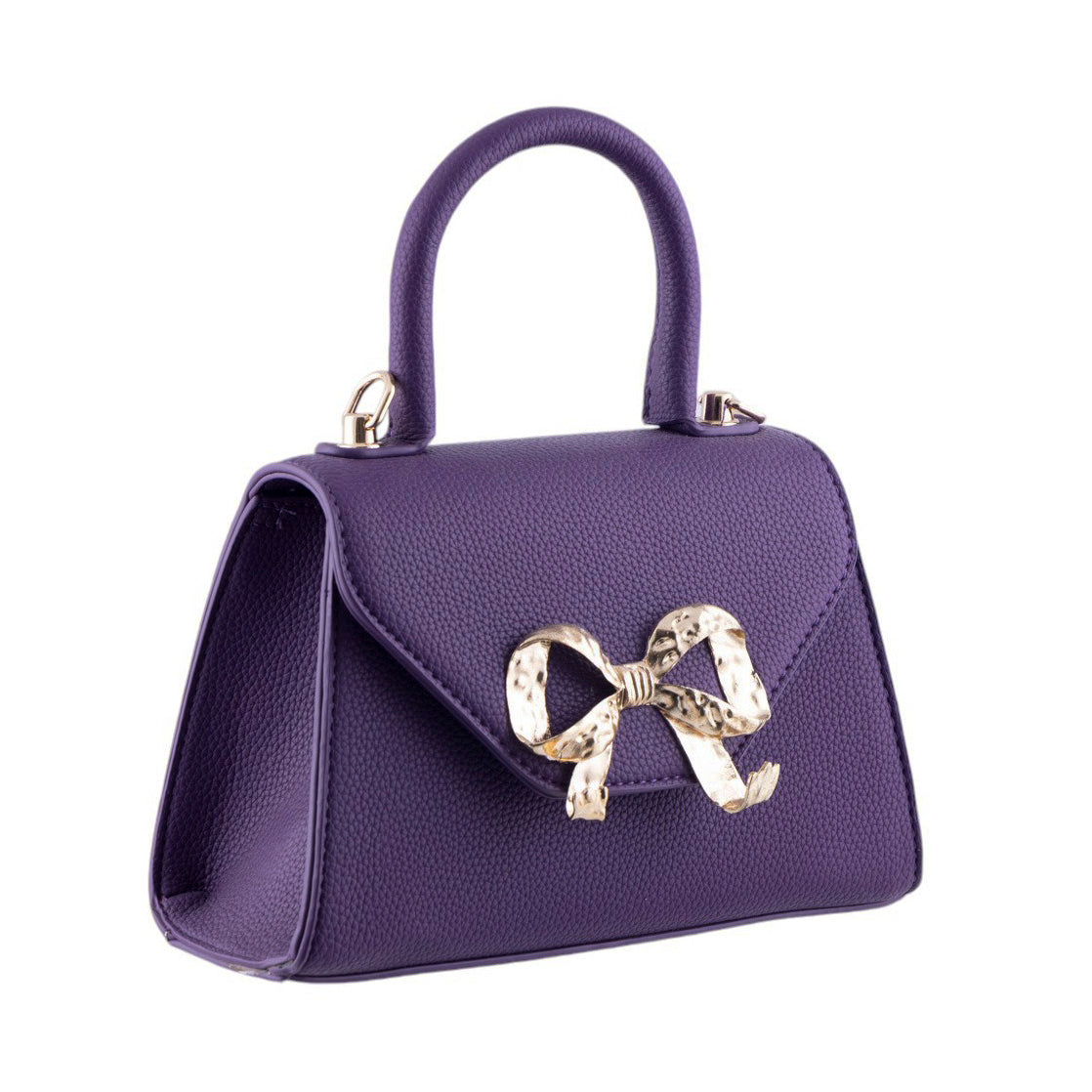 Borsa donna trapezio con fiocco