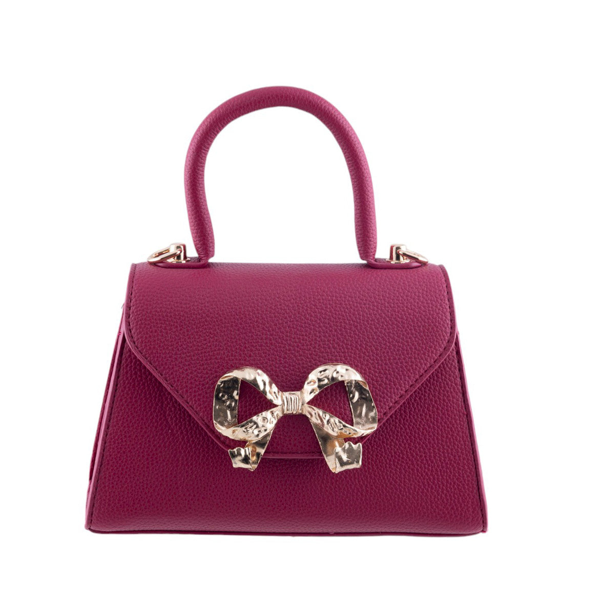 Borsa donna trapezio con fiocco