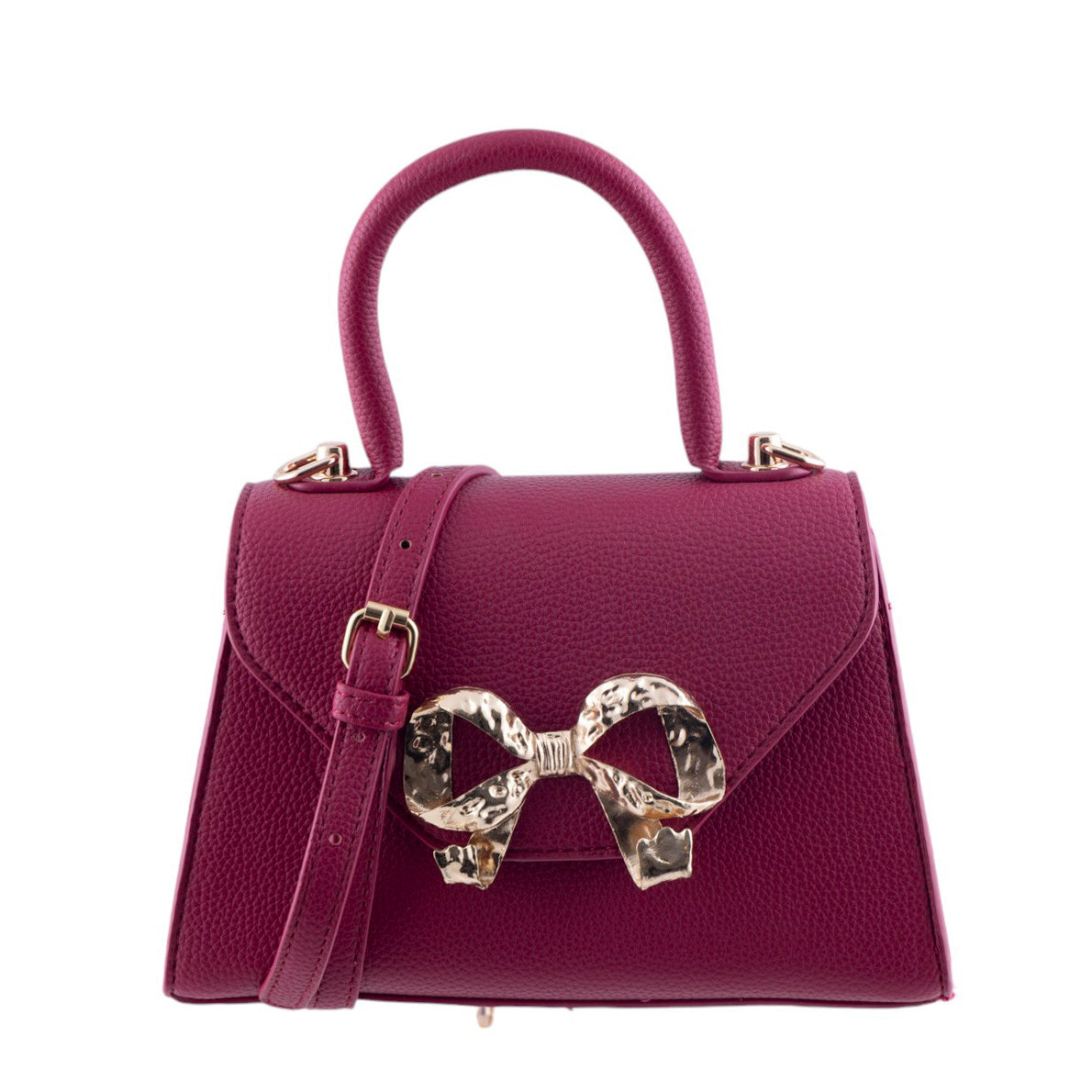 Borsa donna trapezio con fiocco