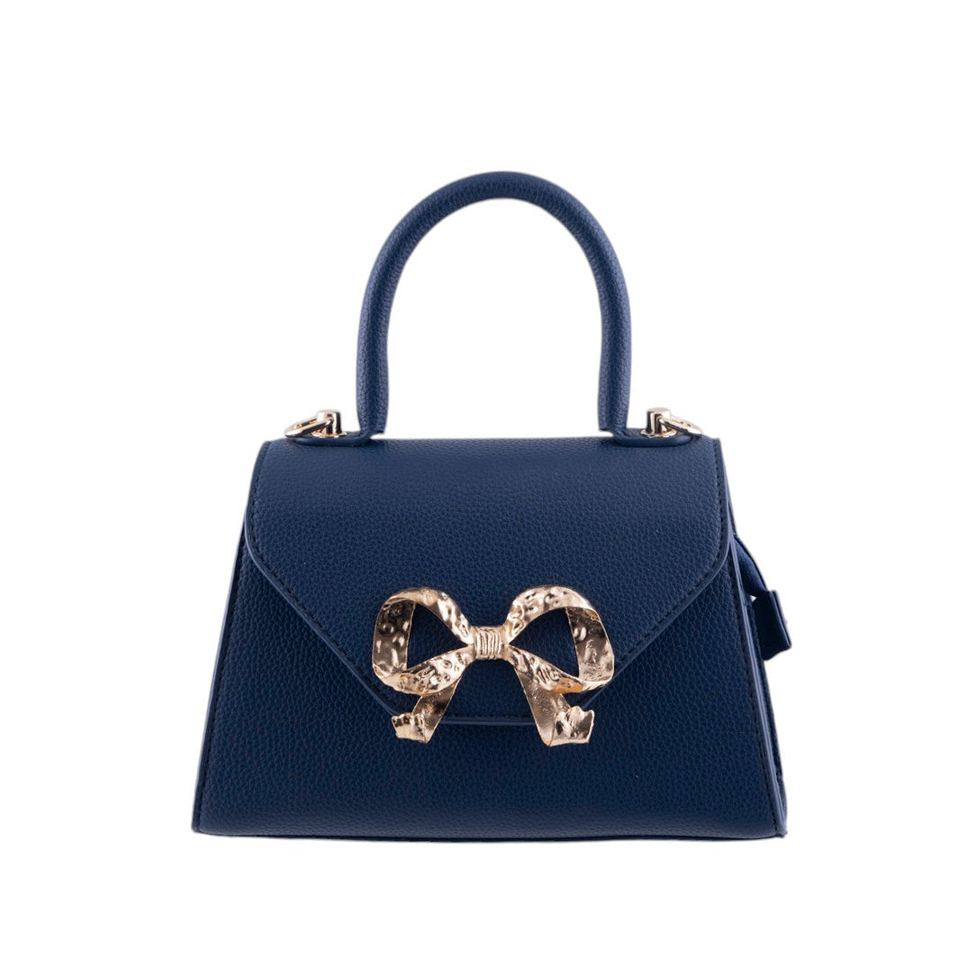 Borsa donna trapezio con fiocco