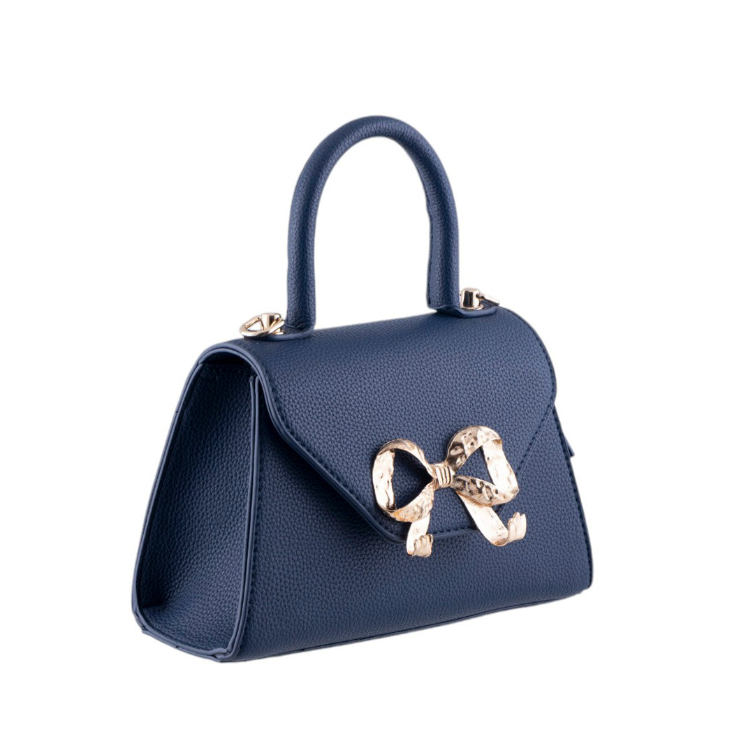 Borsa donna trapezio con fiocco