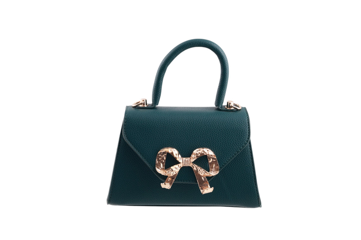 Borsa donna trapezio con fiocco