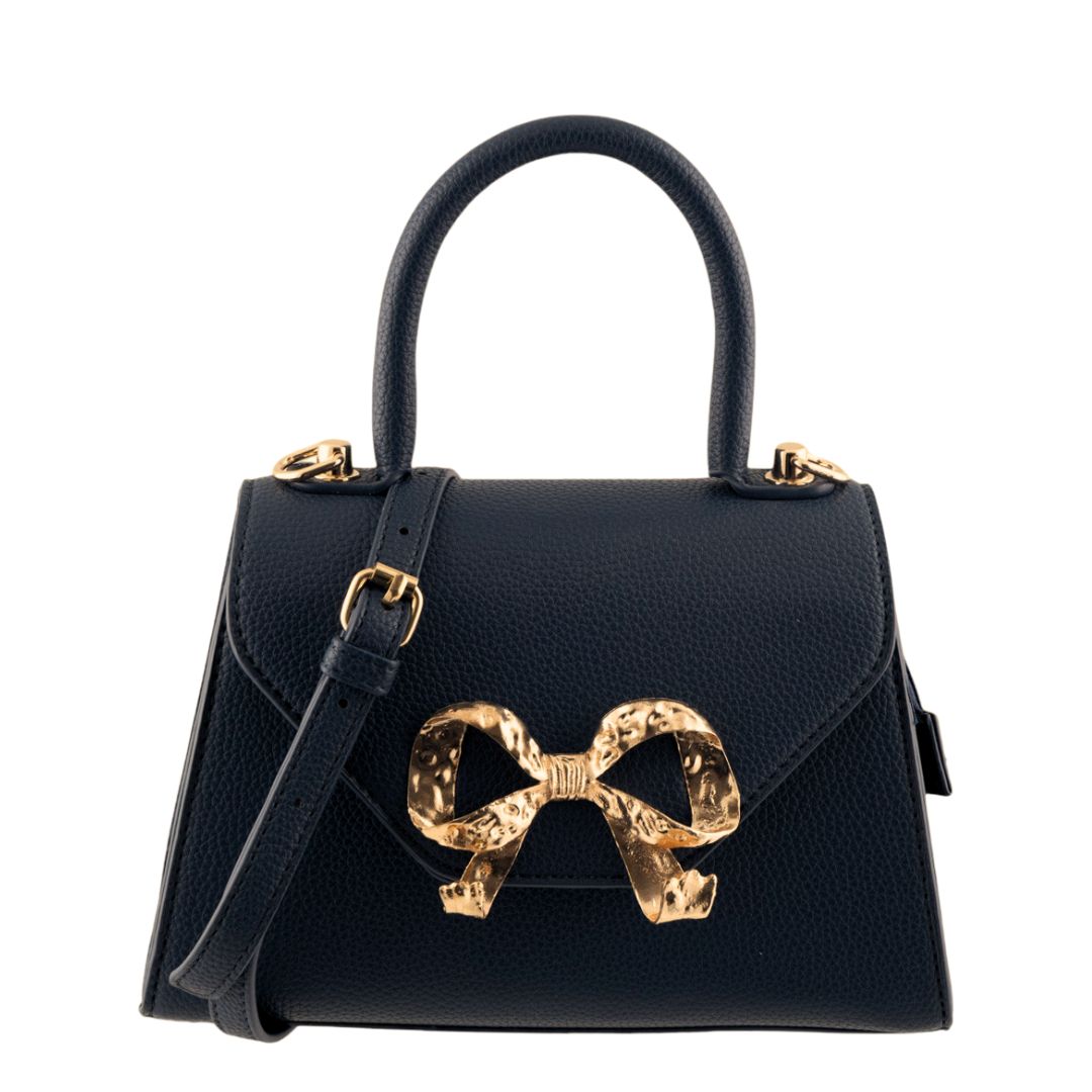 Borsa donna trapezio con fiocco