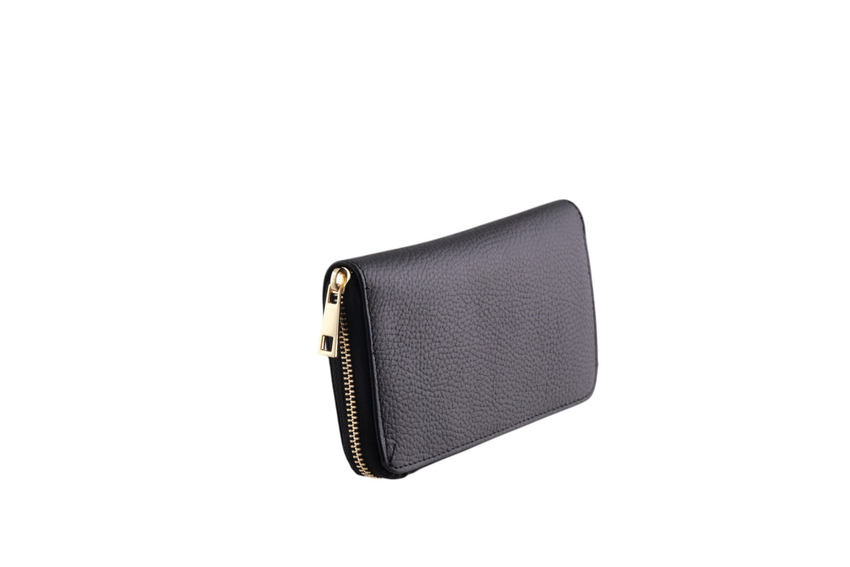 Portafoglio grande in vera pelle dollaro