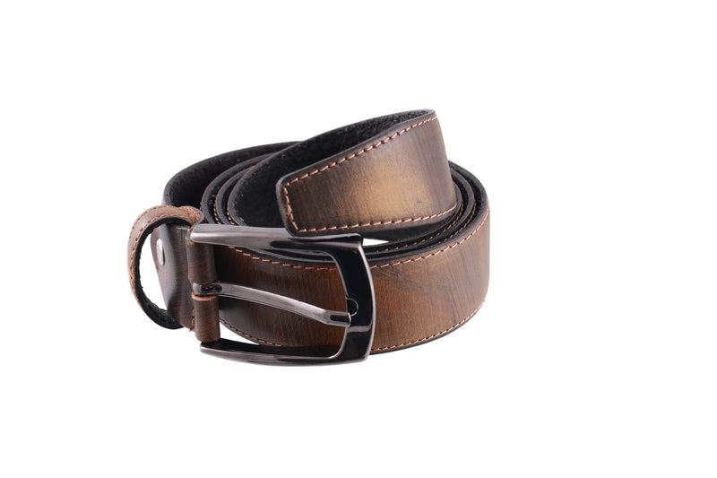 Cintura Uomo in Pelle di Vitello Liscia-Made in Italy