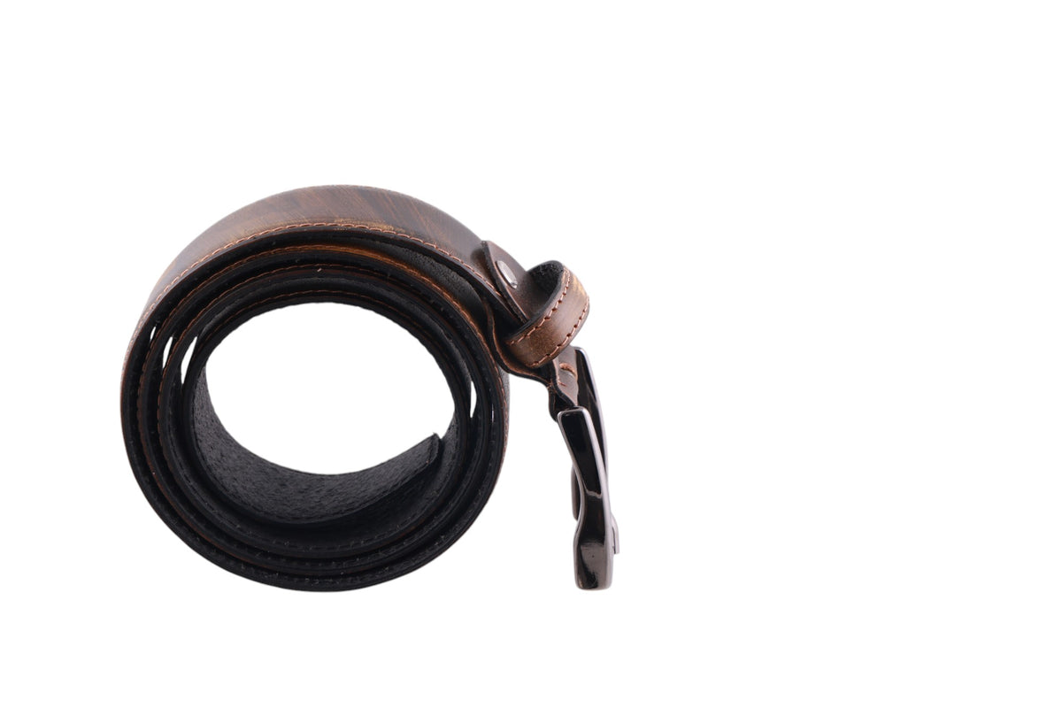 Cintura Uomo in Pelle di Vitello Liscia-Made in Italy