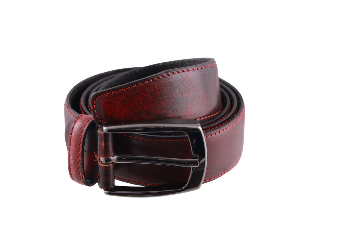 Cintura Uomo in Pelle di Vitello Liscia-Made in Italy