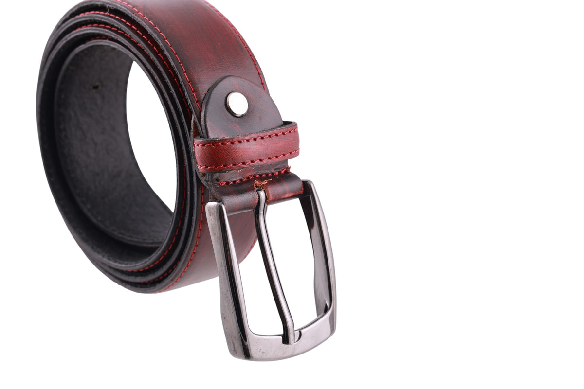 Cintura Uomo in Pelle di Vitello Liscia-Made in Italy