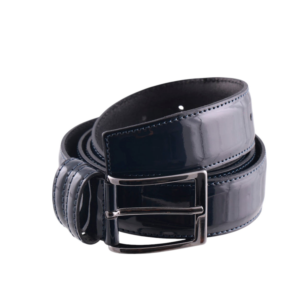 Cintura uomo pelle lucida Made in Italy