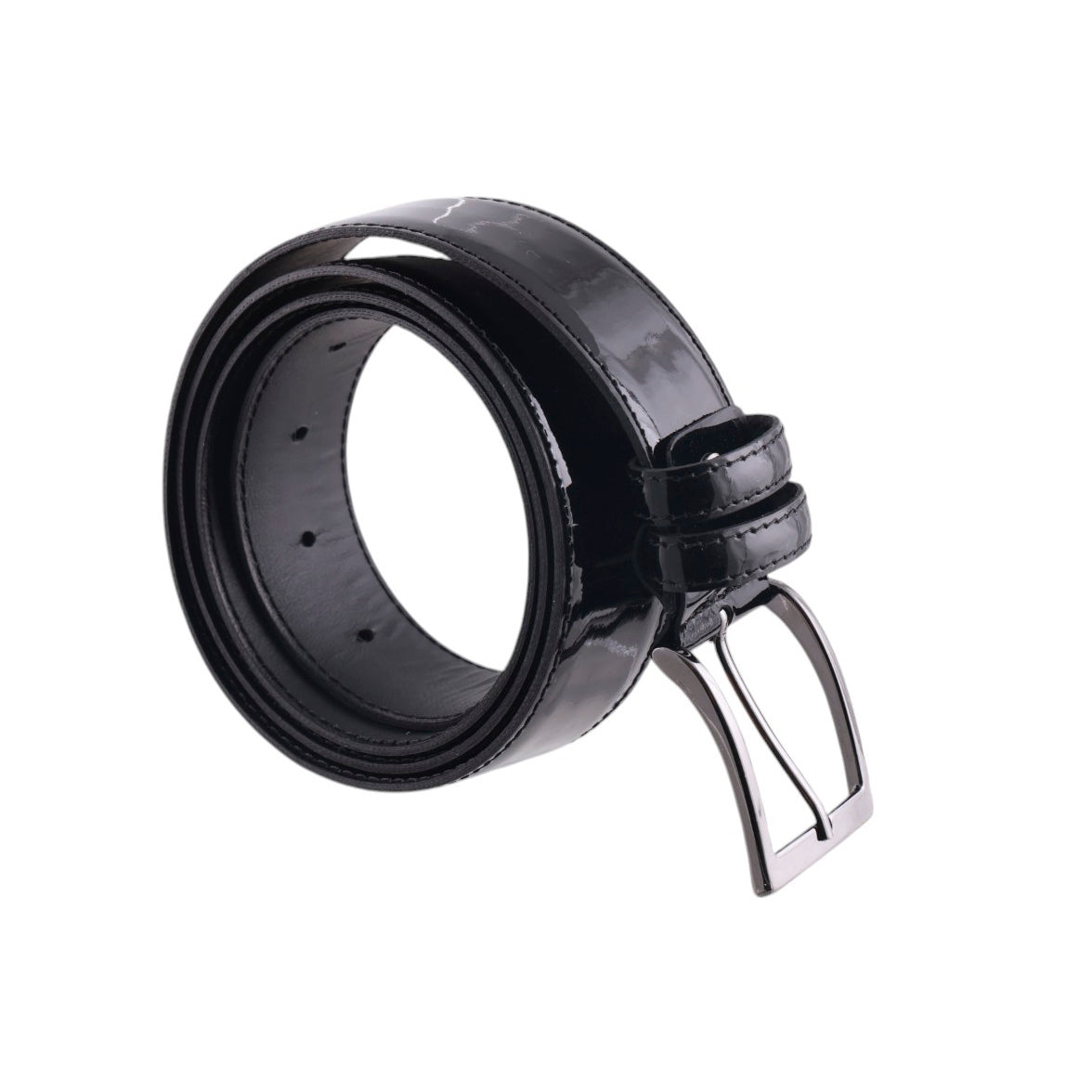 Cintura uomo pelle lucida Made in Italy