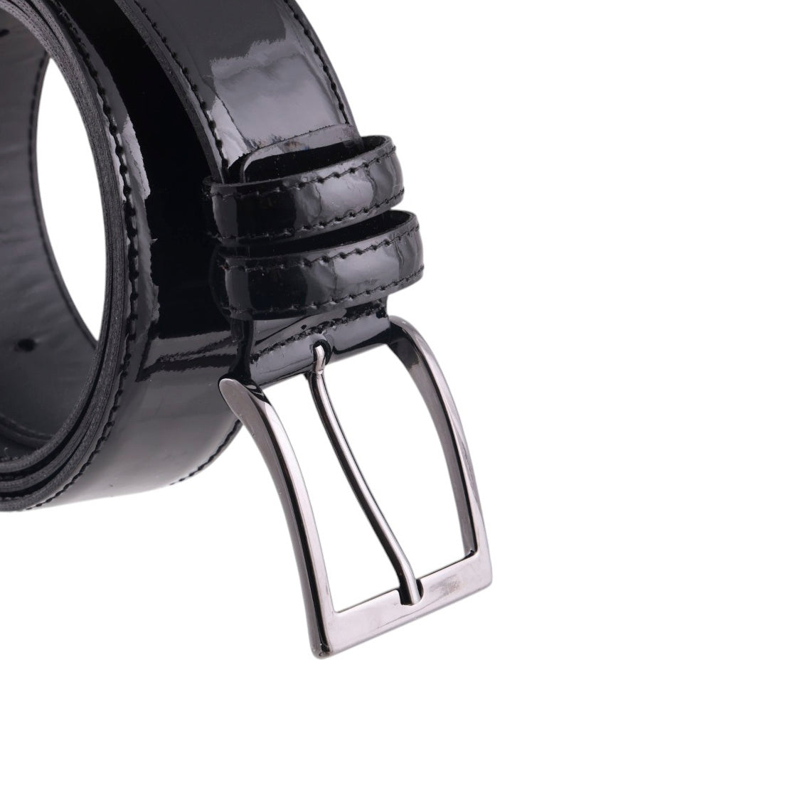 Cintura uomo pelle lucida Made in Italy