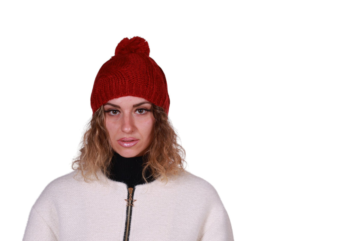 Cappello con pon pon Pull Love