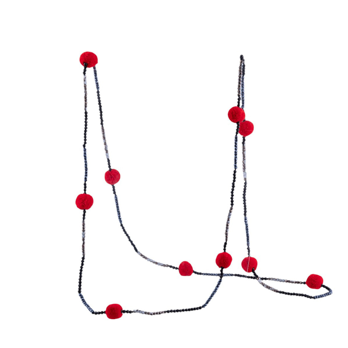 Collana pon pon colorati