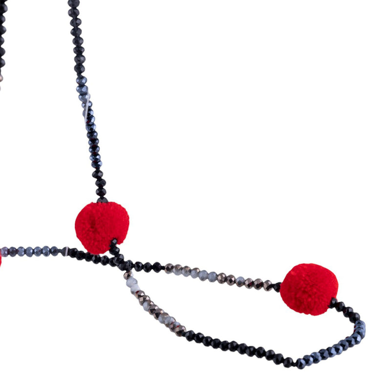 Collana pon pon colorati