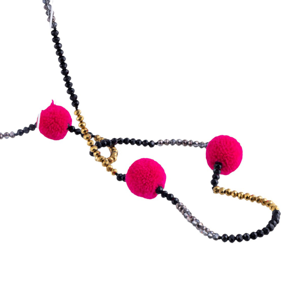 Collana pon pon colorati