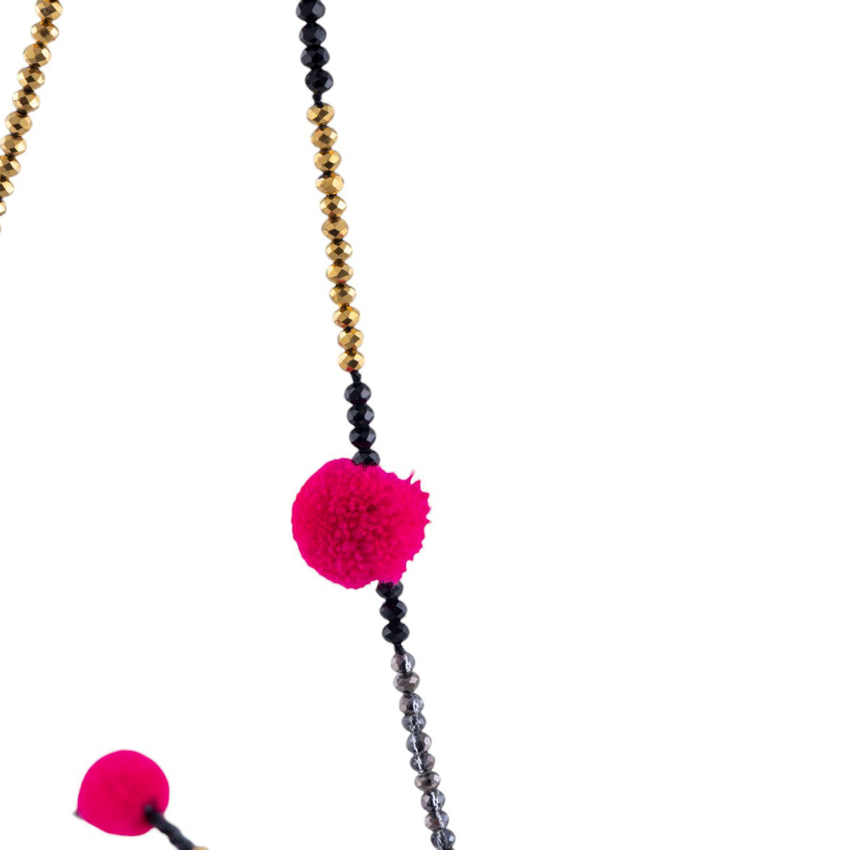 Collana pon pon colorati