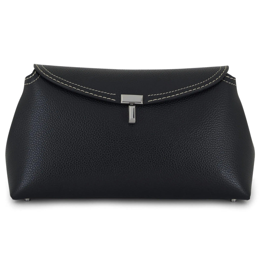 toteme - Borse a Tracolla - tlock-clutch-nero