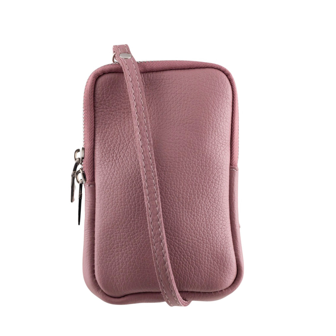 Borsa Portacellulare Donna a Tracolla in Pelle