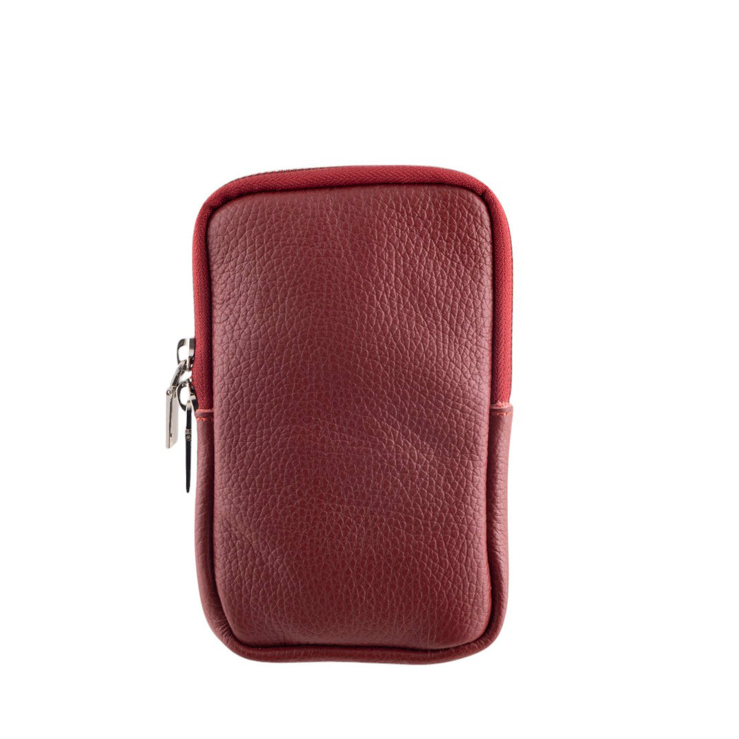 Borsa Portacellulare Donna a Tracolla in Pelle