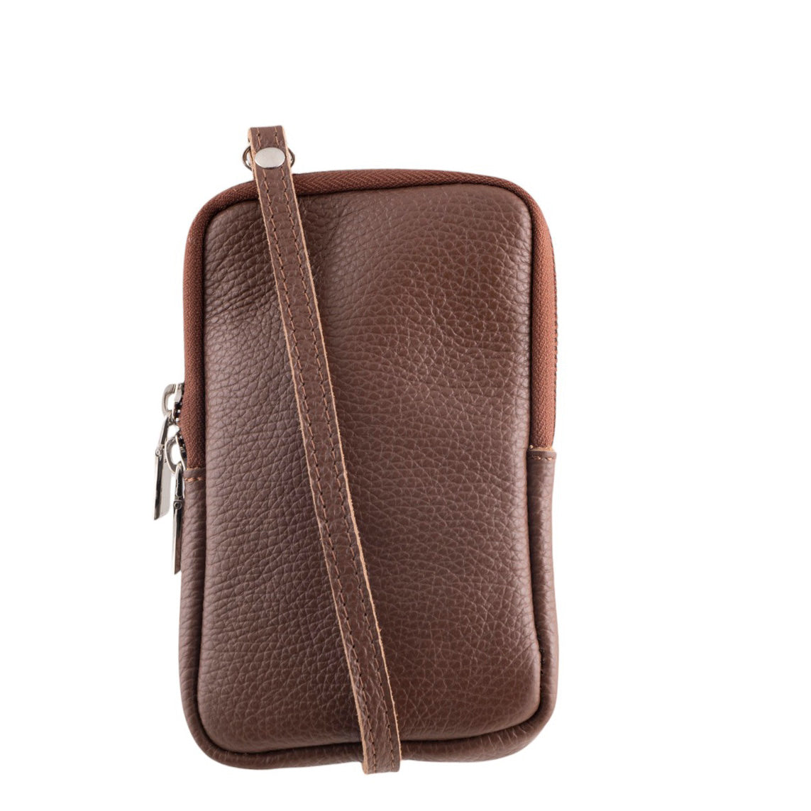 Borsa Portacellulare Donna a Tracolla in Pelle
