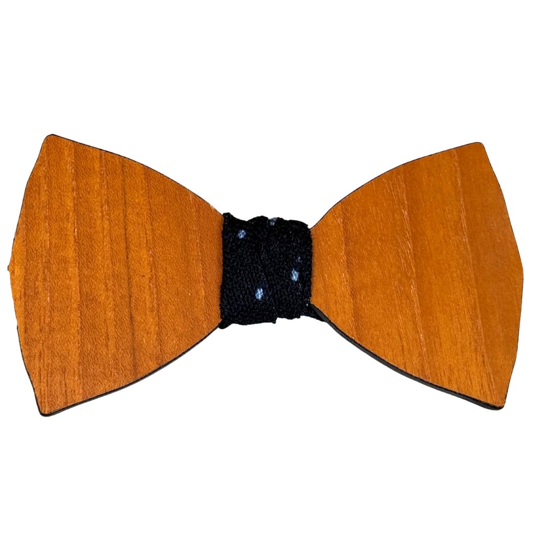 Papillon Annodato in Legno - Nodo in Lana Made in Italy