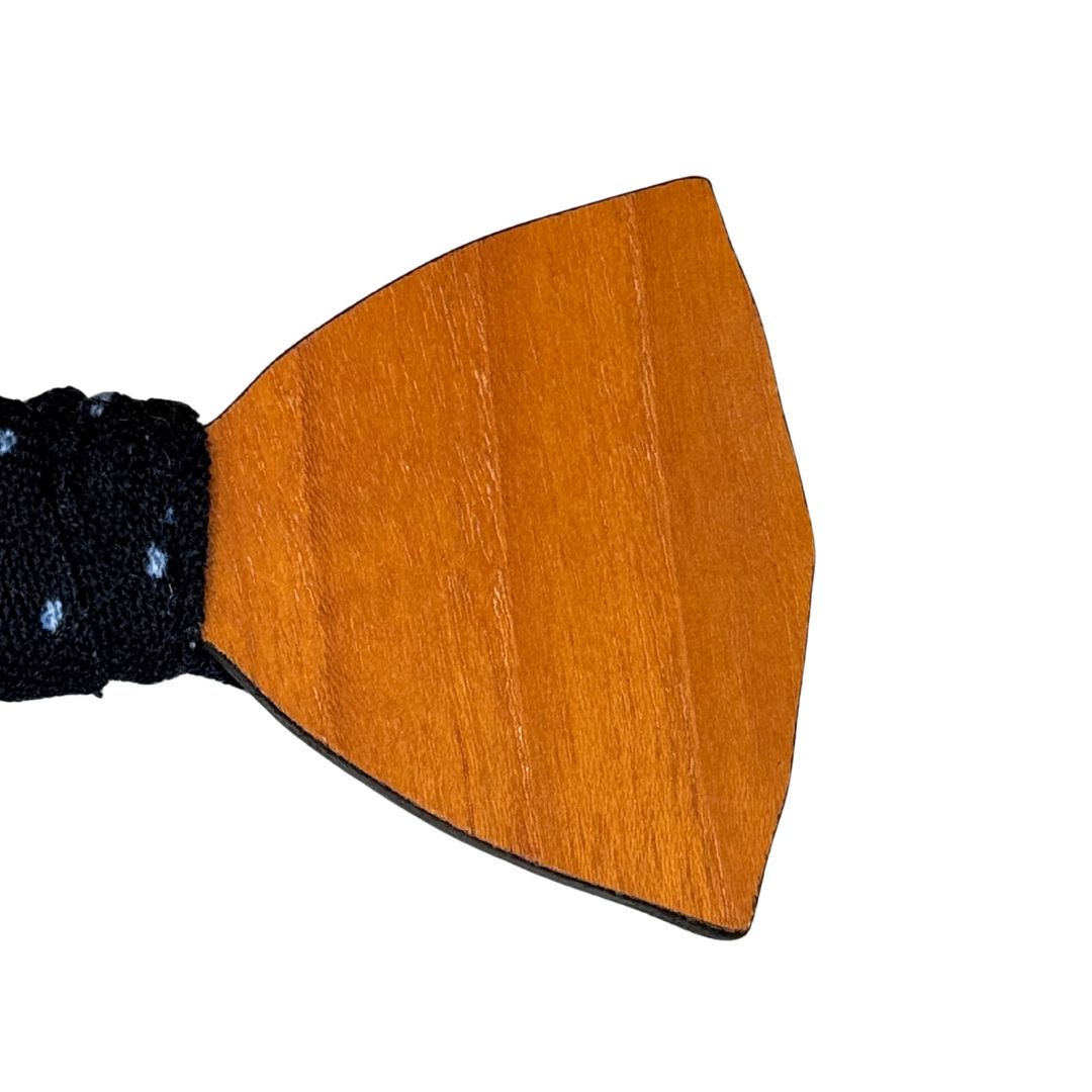Papillon Annodato in Legno - Nodo in Lana Made in Italy
