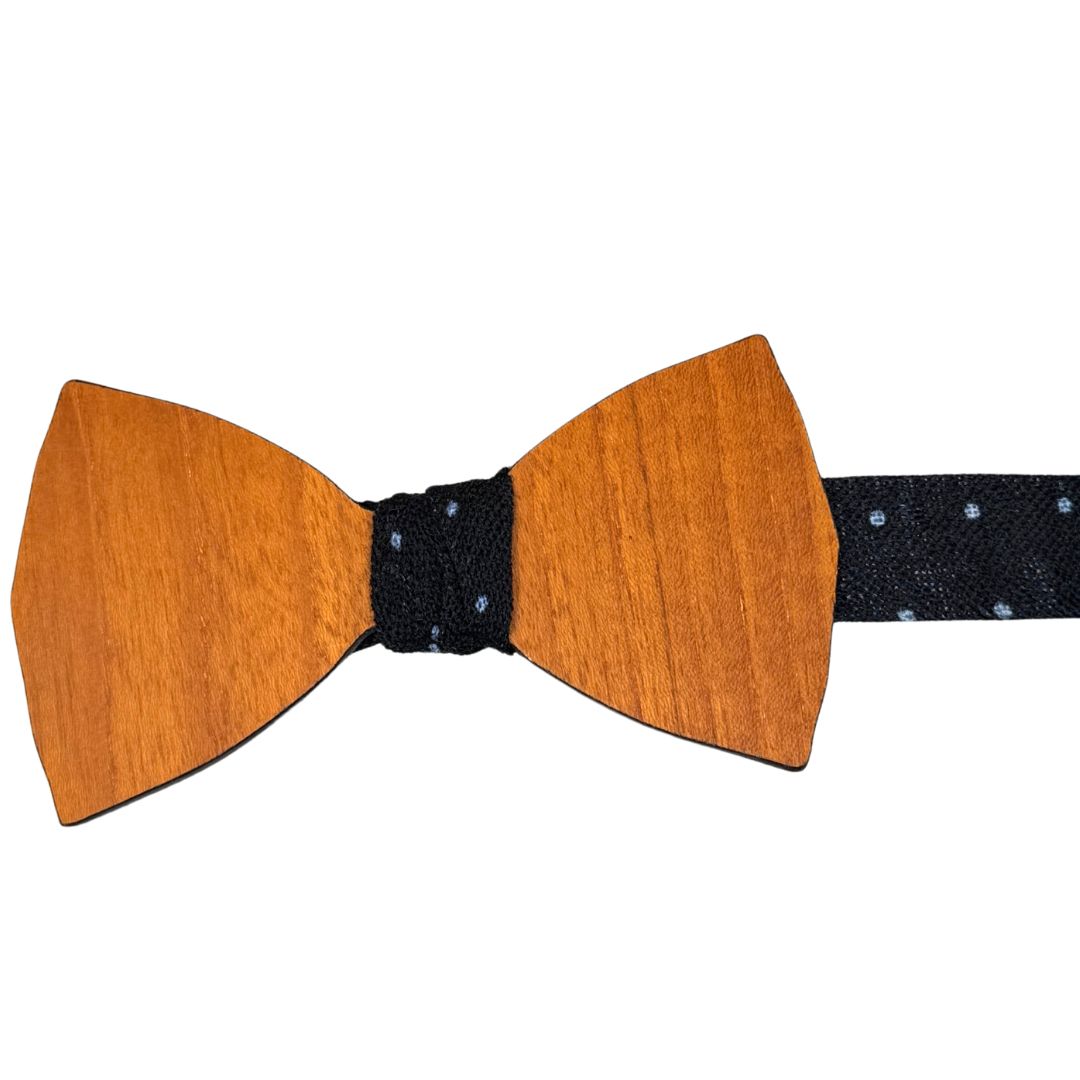 Papillon Annodato in Legno - Nodo in Lana Made in Italy