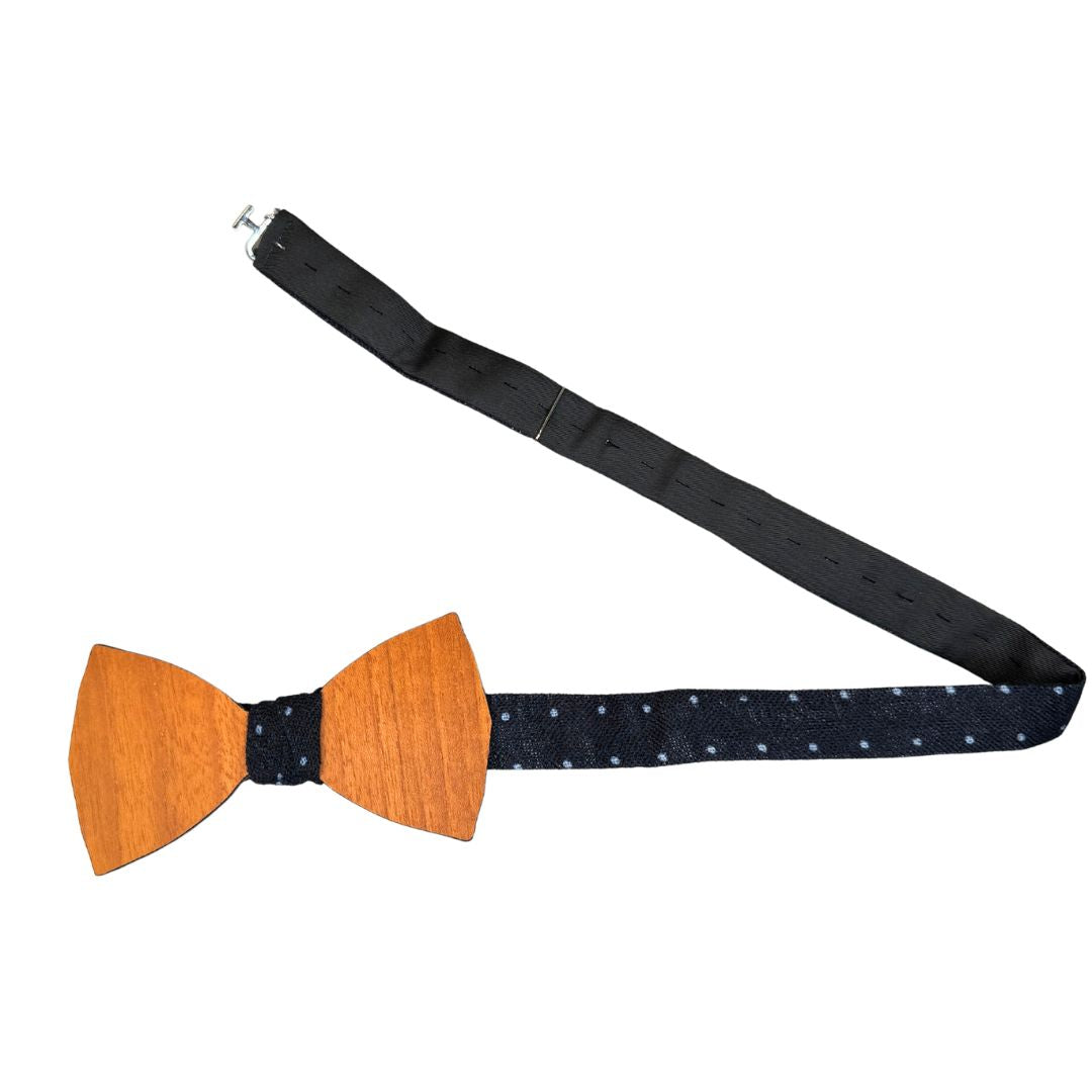 Papillon Annodato in Legno - Nodo in Lana Made in Italy
