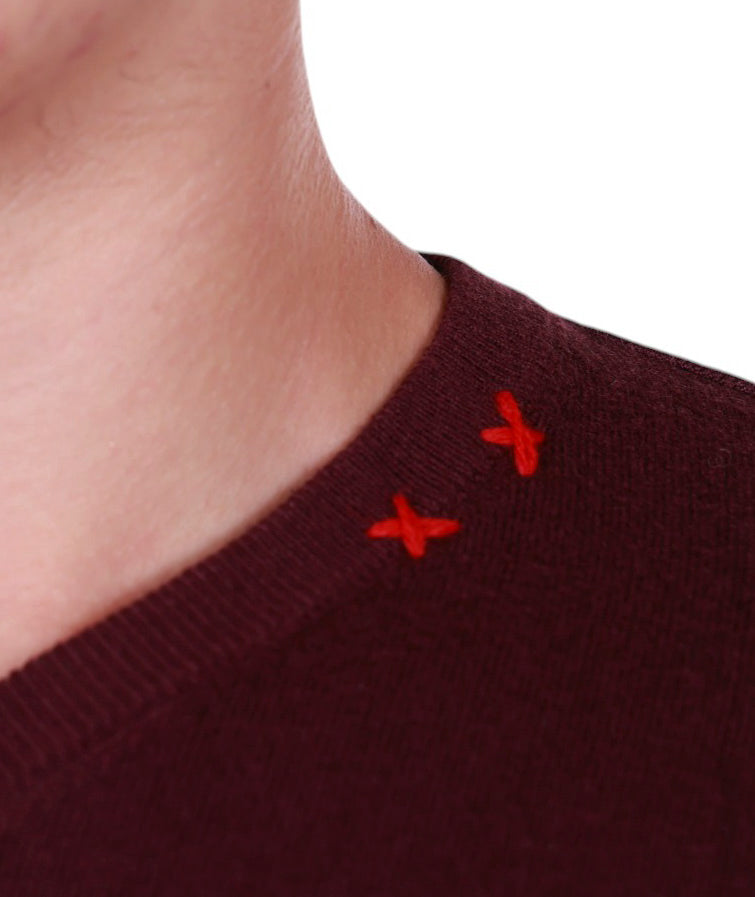 Maglione scollo a V