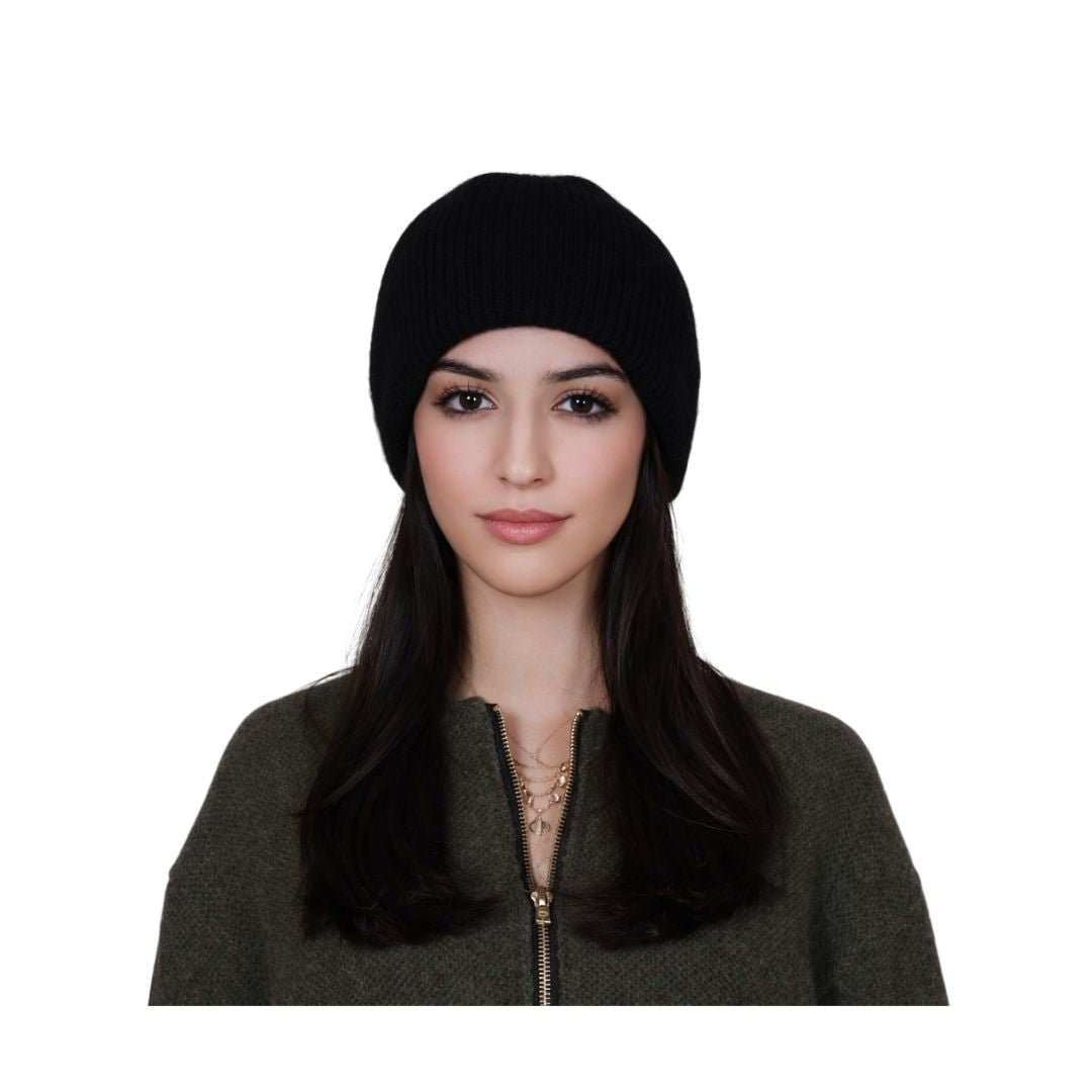 Cappello donna morbido in misto lana e viscosa Made in Italy