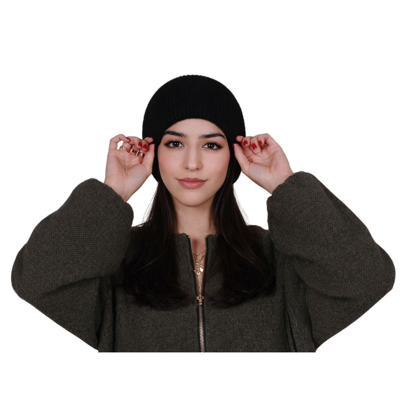 Cappello donna morbido in misto lana e viscosa Made in Italy