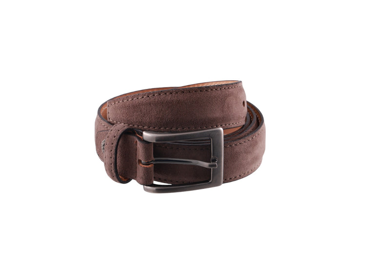 Cintura Alcantara Cuoio Marrone Paolo Da Ponte