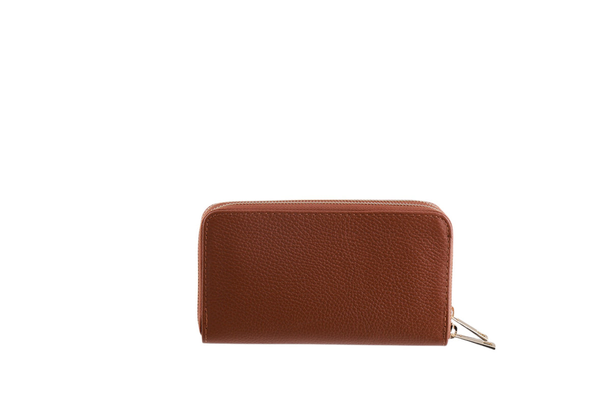 Portafoglio donna doppia zip in pelle dollaro Made in Italy