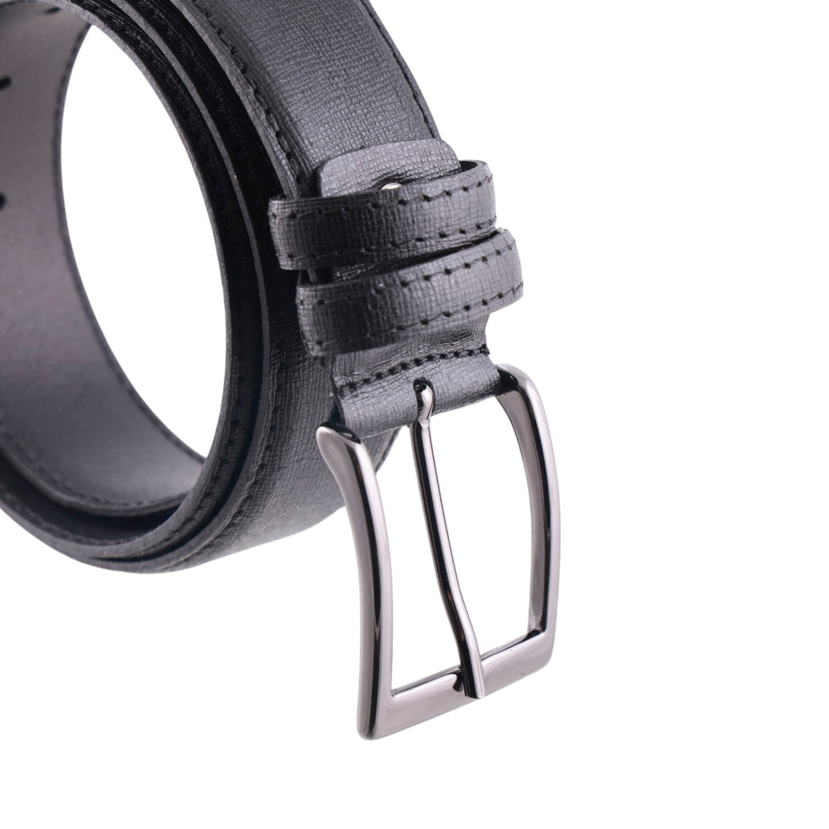 Cintura uomo in pelle spazzolata Made in Italy