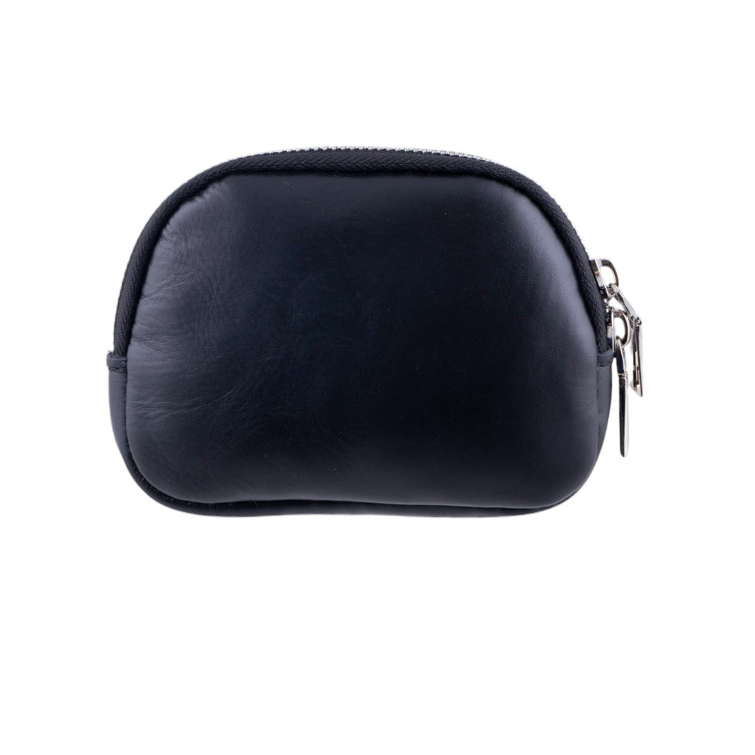 Portamonete in vero cavallino fantasia zebrata con struttura in pelle rigida