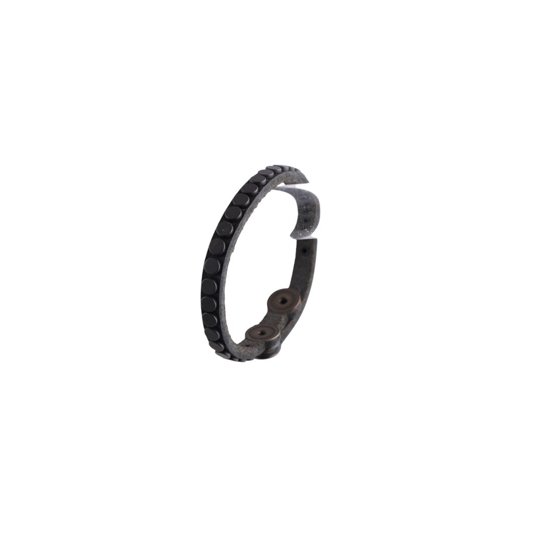 bracciale uomo in cuoio