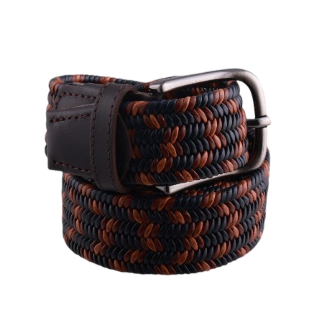 Cintura uomo elestam in cuoio rigenerato