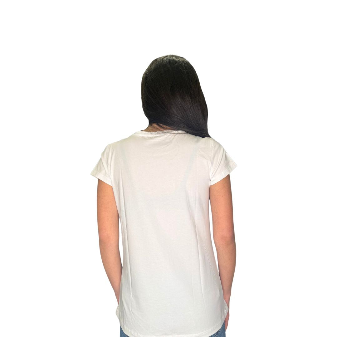 T-shirt orsetto pajettes