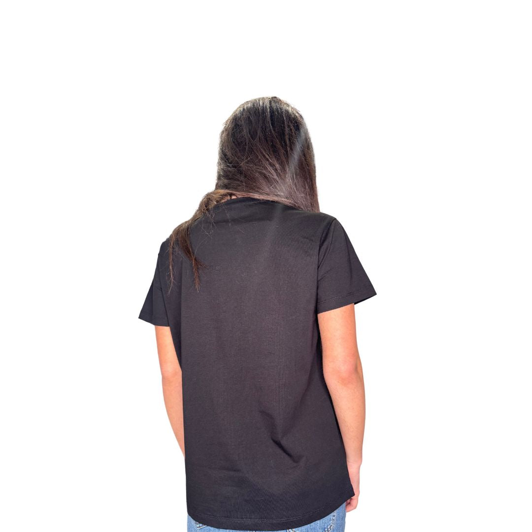 T-shirt Minnie lurex e strass