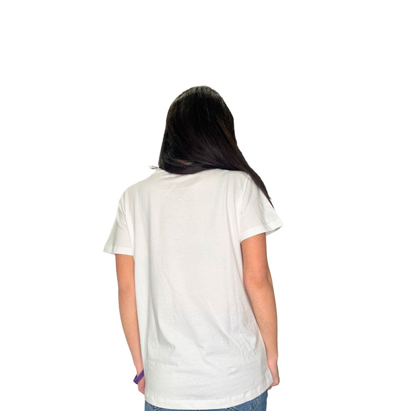 T-shirt Minnie rosa strass e lurex