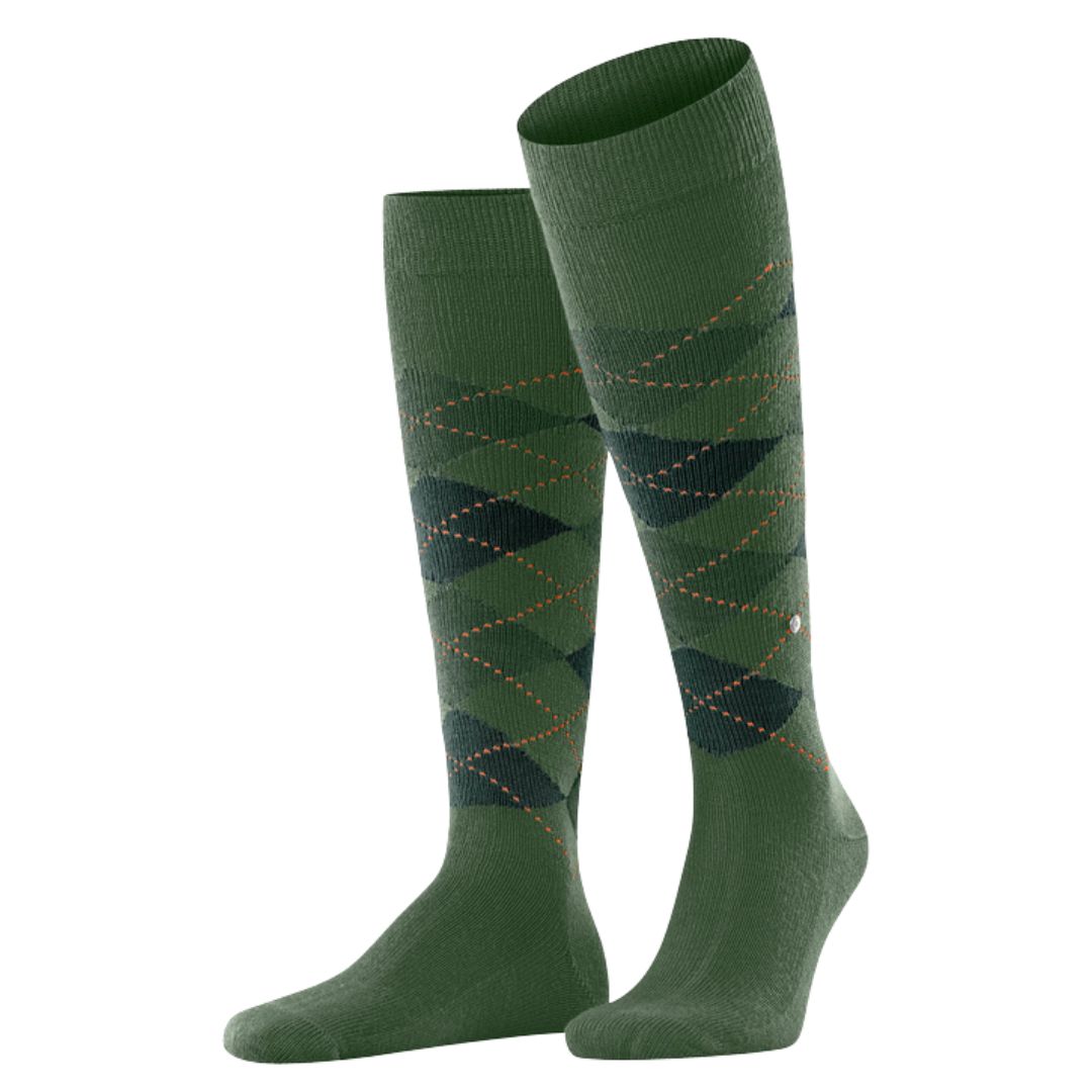 Calzini lunghi rombi Burlington Preston
