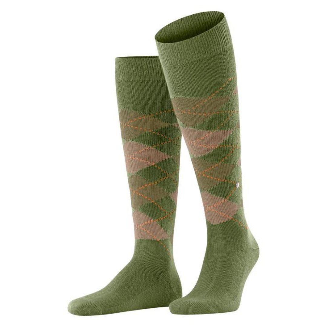 Calzini lunghi rombi Burlington Preston