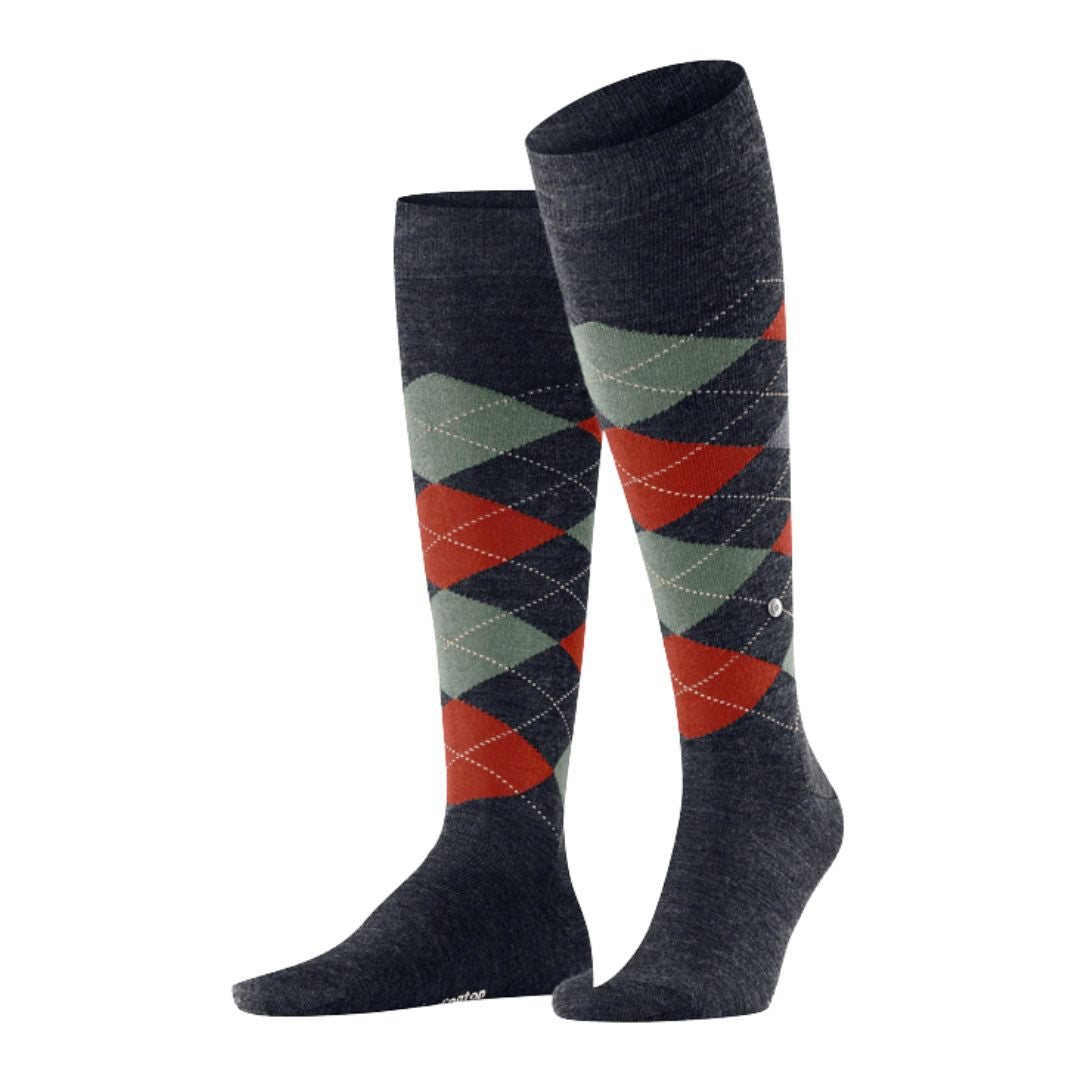 Calzini lunghi Burlington Edinburg Melange gambaletto