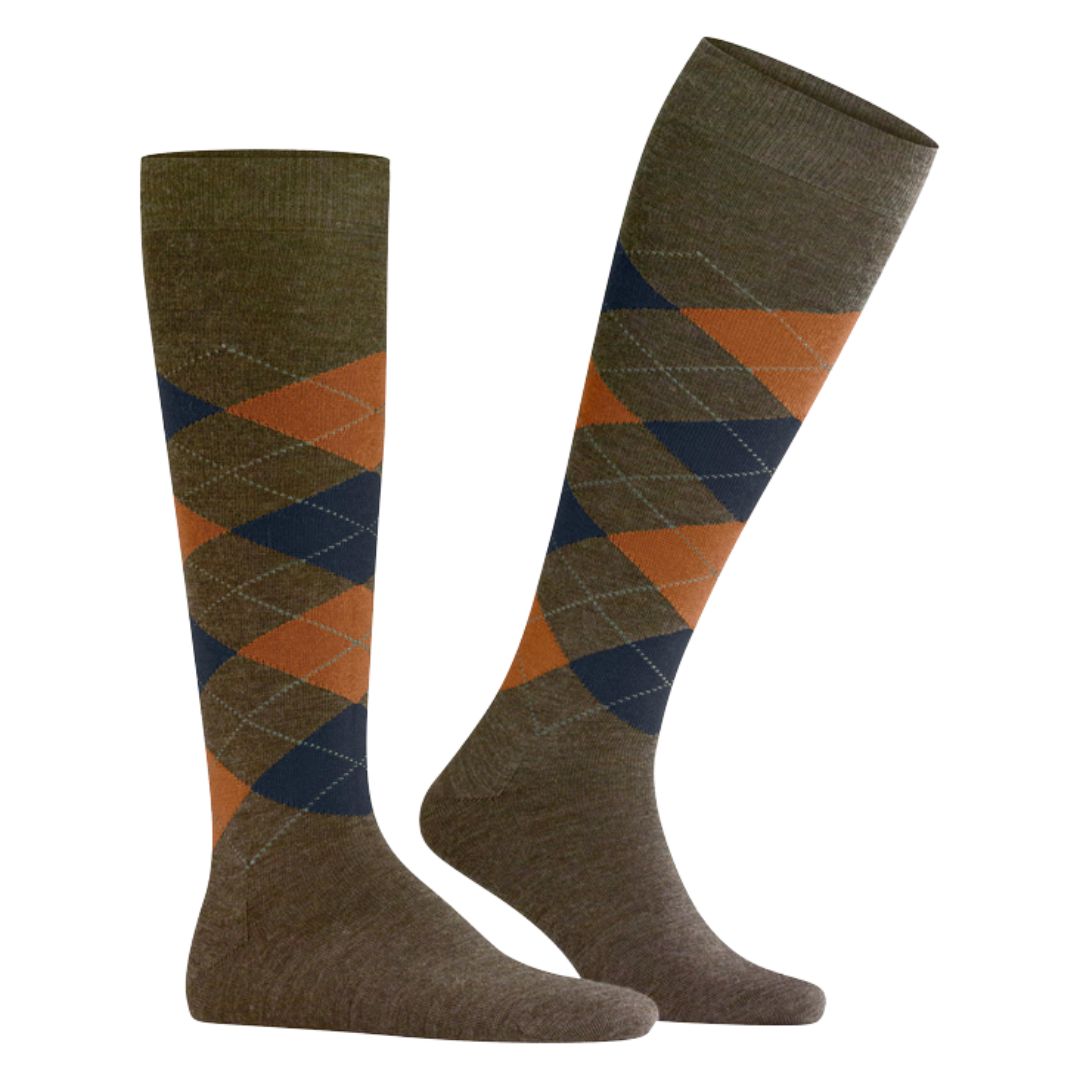 Calzini lunghi Burlington Edinburg Melange gambaletto
