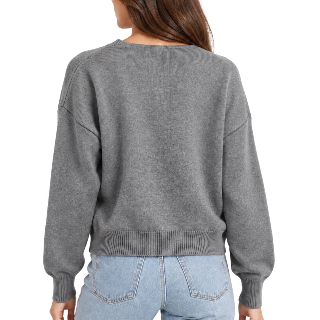Cardigan donna scollo a V